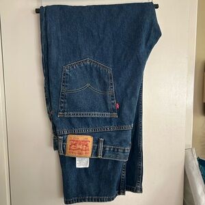 Unworn- Levi's Men's Blue Denim Jeans w 40 l 30 - Classic Straight Fit